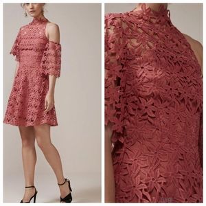 Lace crochet floral Keepsake dress size Medium